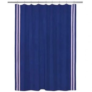 NWT Calvin Klein George Cobalt Blue & Pink Lux Waffle  Curtain